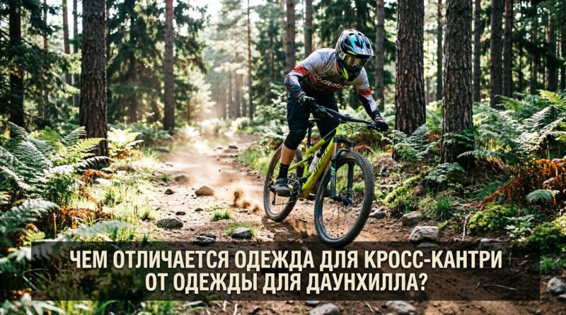 одежда для кросс-кантри и для даунхилла